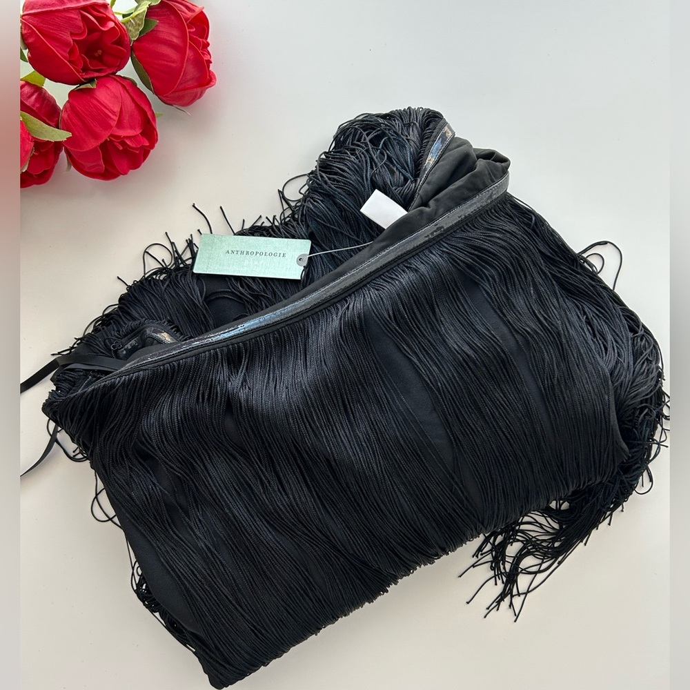 Anthropologie hutch one shoulder fringed mini dress - Picture 12 of 16